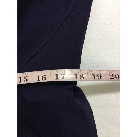 AW BRIDAL 16 2X plus dark navy blue bridesmaid formal gala party maxi NEW B24 - Picture 7 of 9